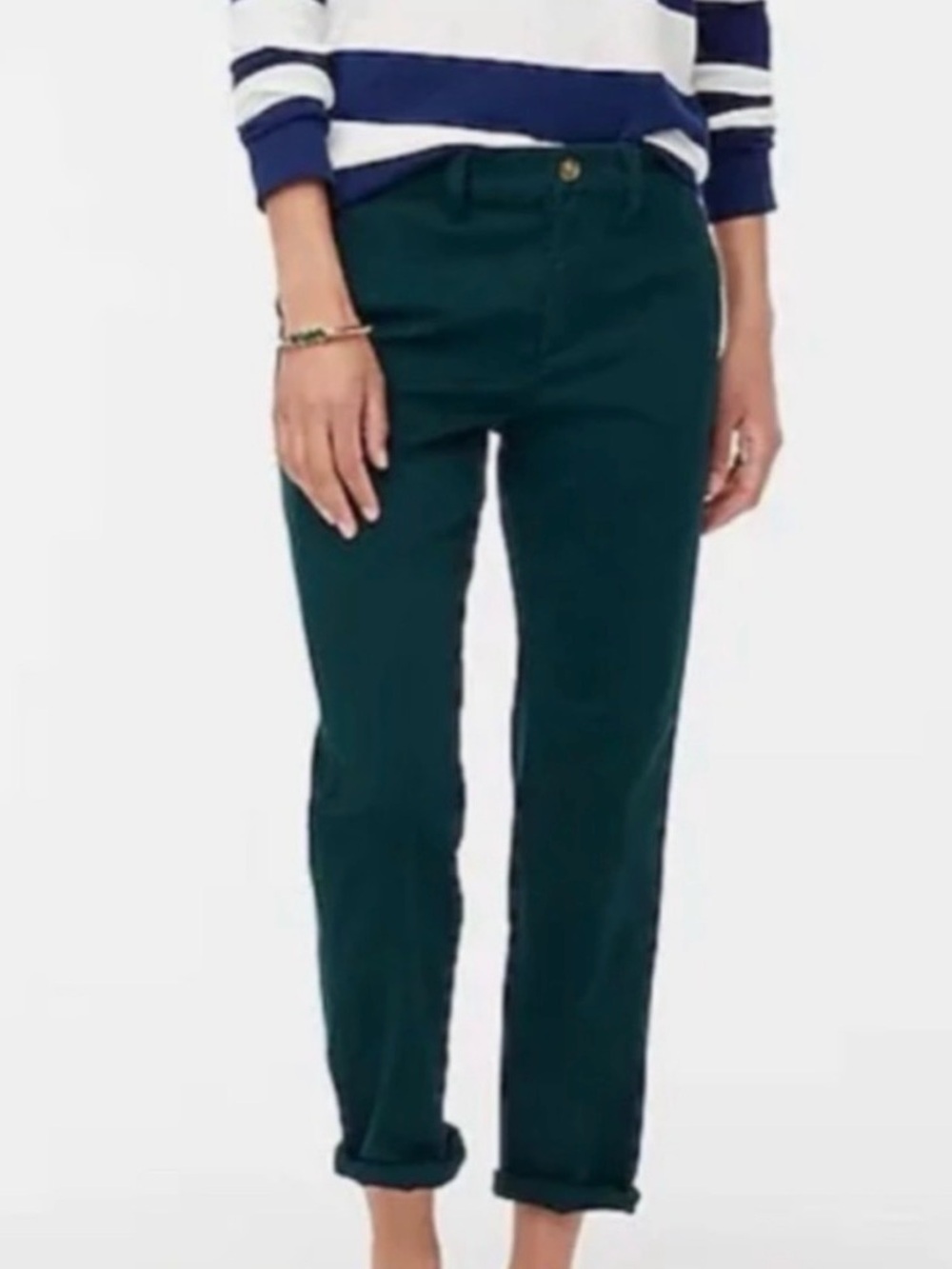 Jcrew Factory High-Rise Girlfriend Chinos